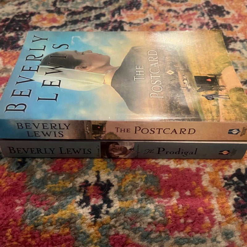 The Sacrifice & The Postcard Trade Paperback By Beverly Lewis GOOD 2 Book Lot