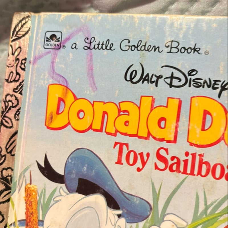 Donald Duck and Sailboat