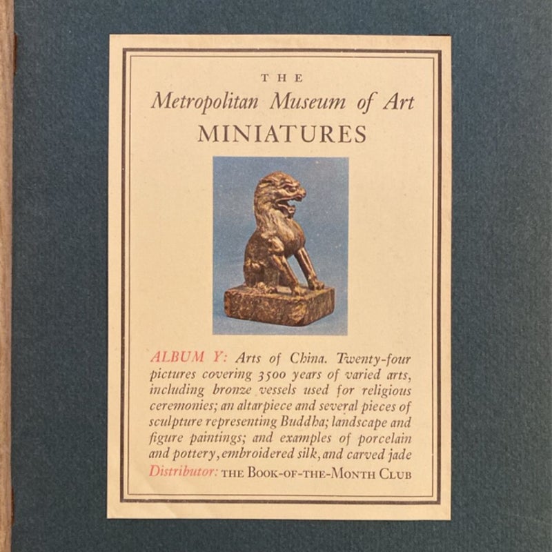 Vintage 1949-1951 The Metropolitan Museum of Art Miniatures Album Books