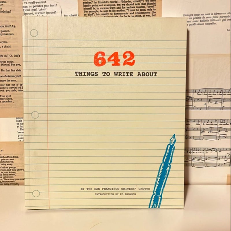 642 Things to Write About