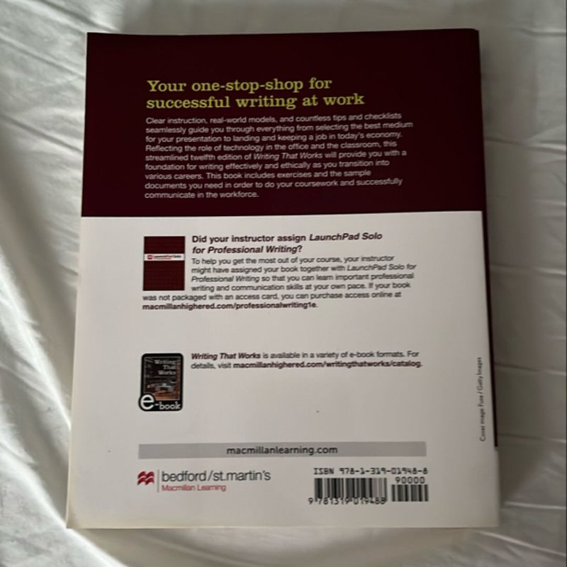 Writing That Works: Communicating Effectively on the Job