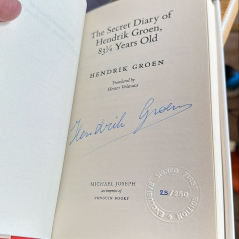 The Secret Diary of Hendrik Groen SIGNED