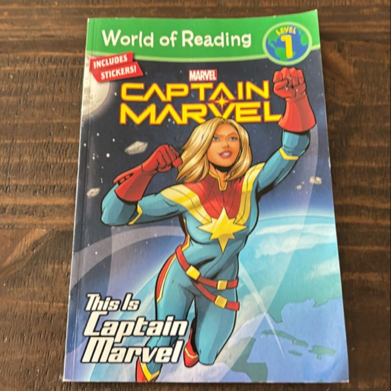 World of Reading This Is Captain Marvel (Level 1)