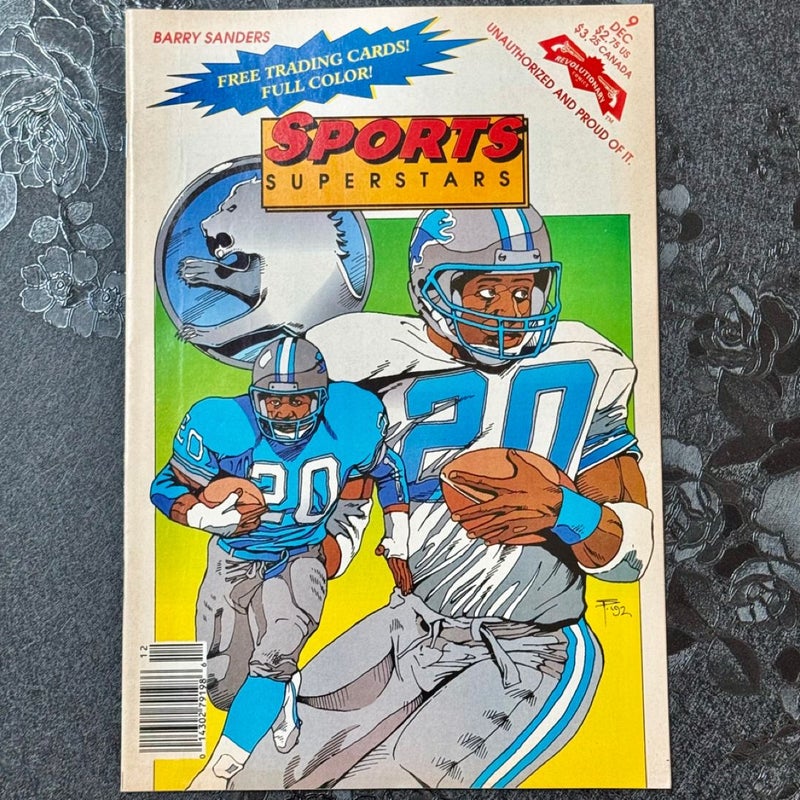Sports Superstars # 9 Dec Barry Sanders Revolutionary Comics