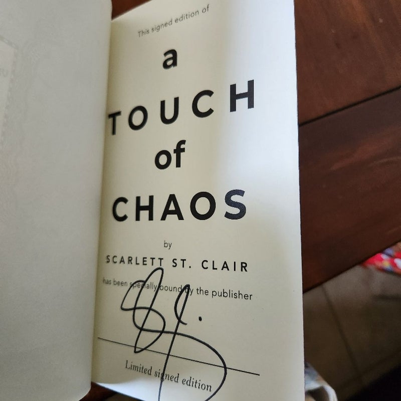 A touch of Chaos Bookish signs