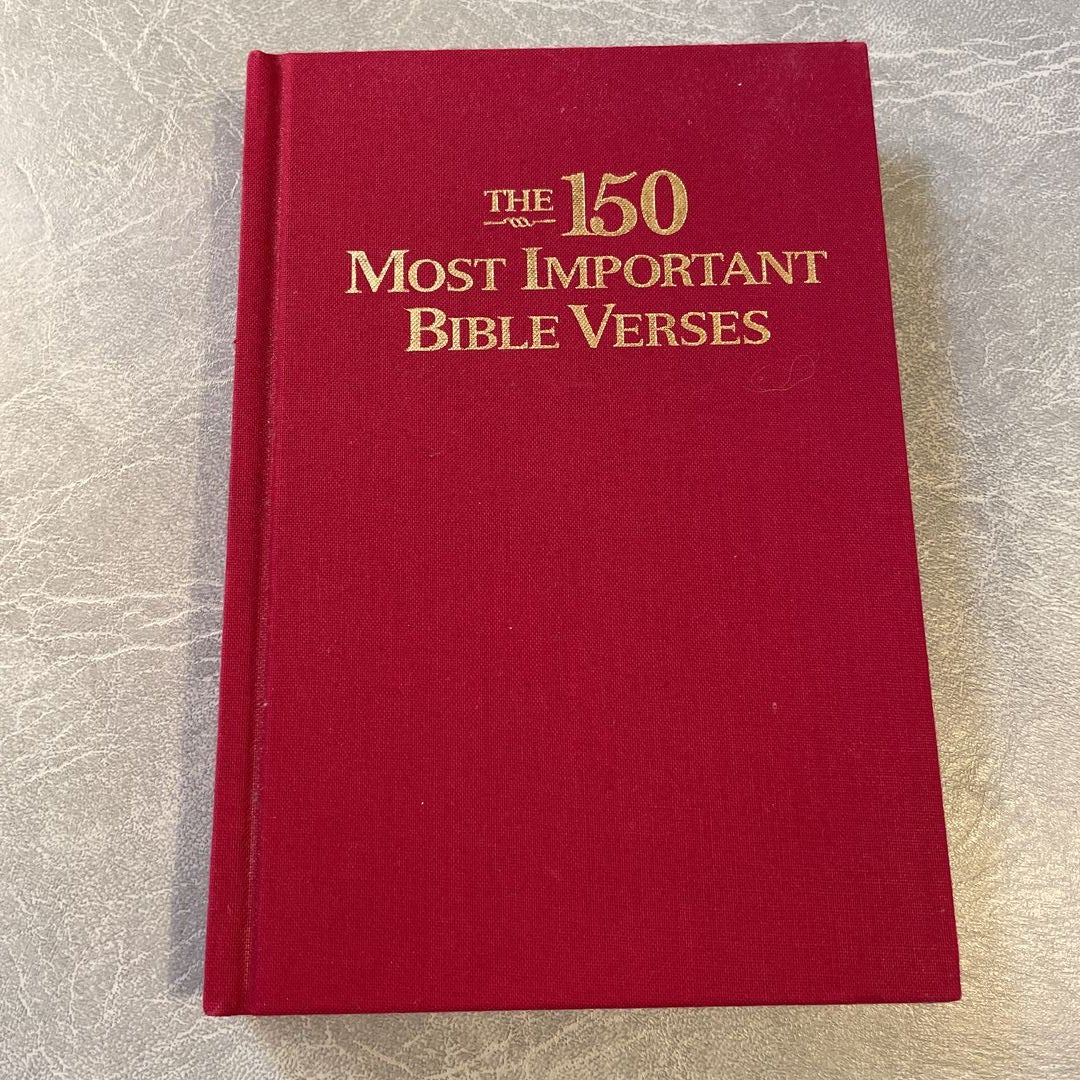 The 150 most important bible verses by thomas nelson gift books staff