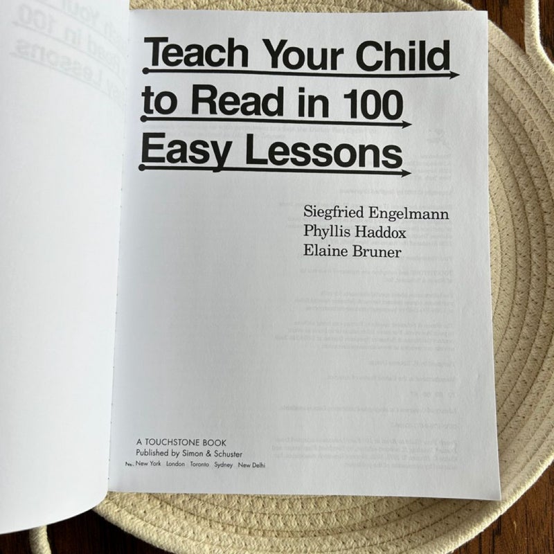 Teach Your Child to Read in 100 Easy Lessons