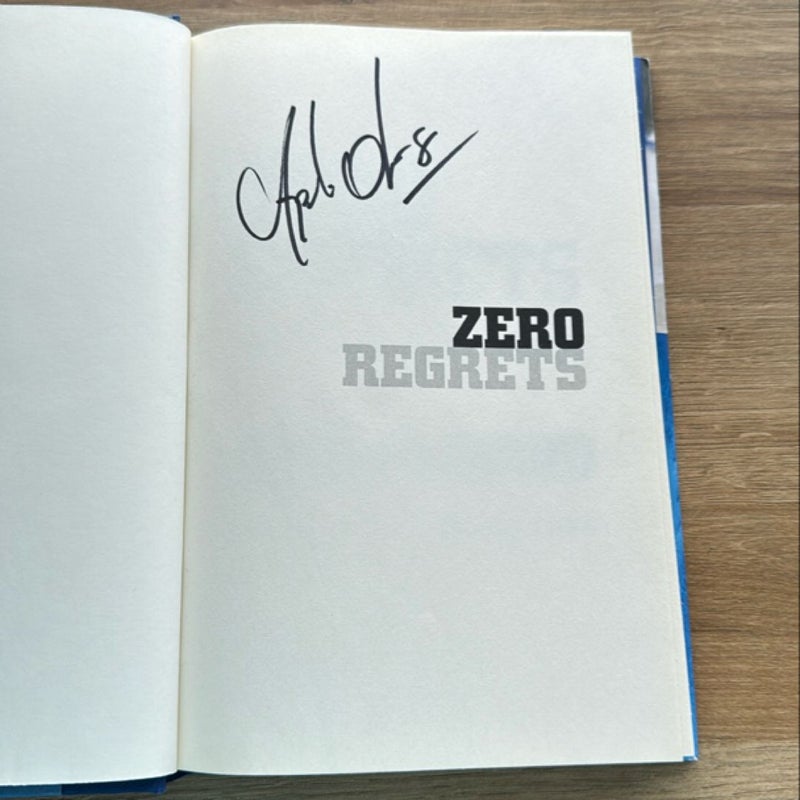 Zero Regrets *Signed copy