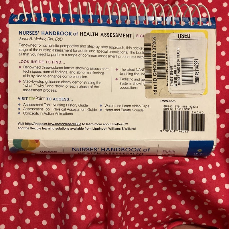 Nurse's Handbook of Health Assessment