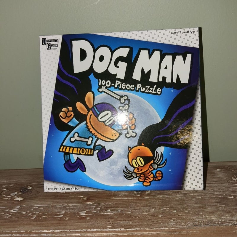 Dog Man 100-piece puzzle