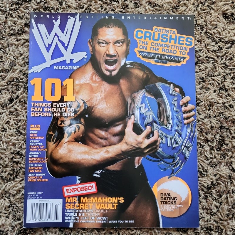 WWE magazines 