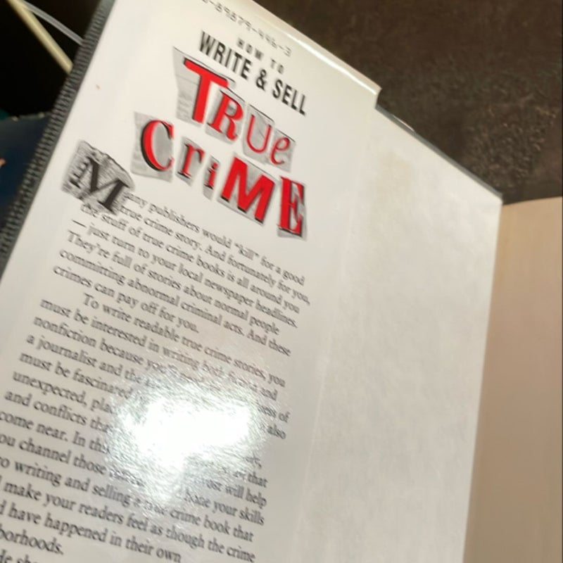 How to Write & Sell True Crime