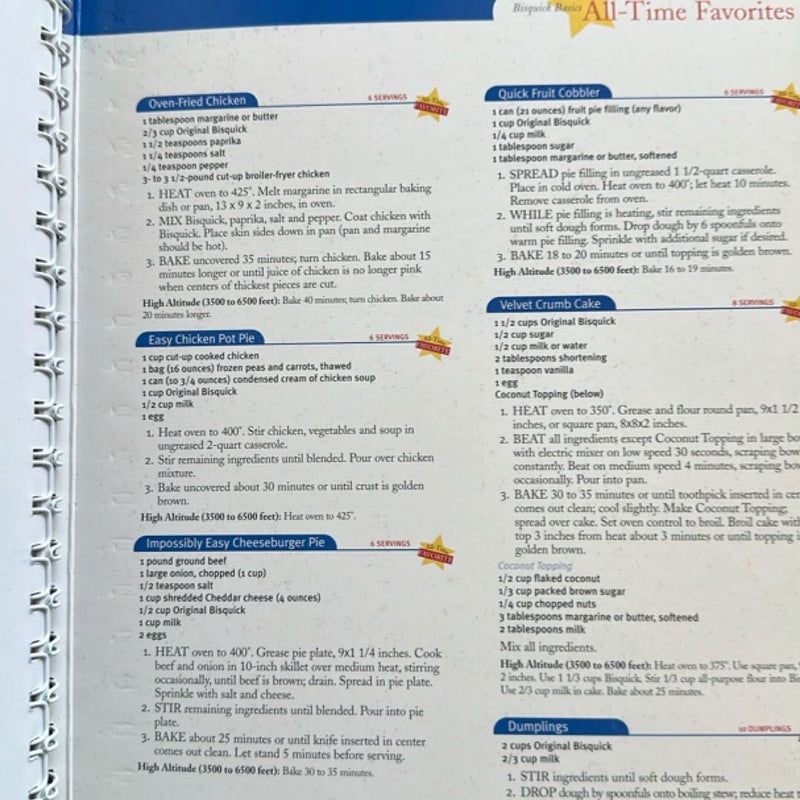 Betty Crocker's Bisquick® Cookbook