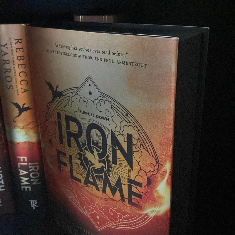 Iron Flame (sprayed edges)