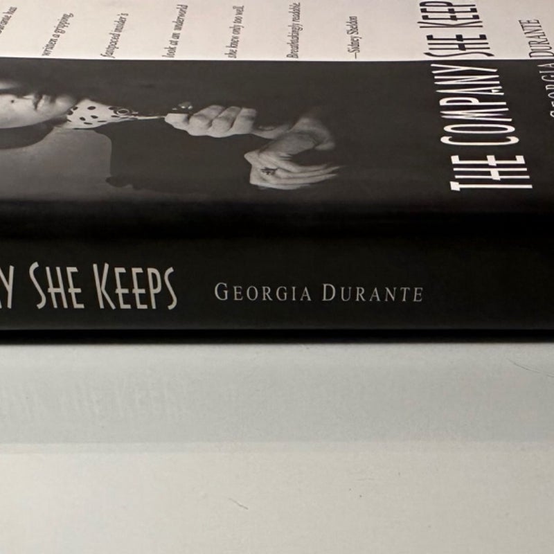 SIGNED The Company She Keeps by Georgia Durante (1998, Hardcover, Very Good+)