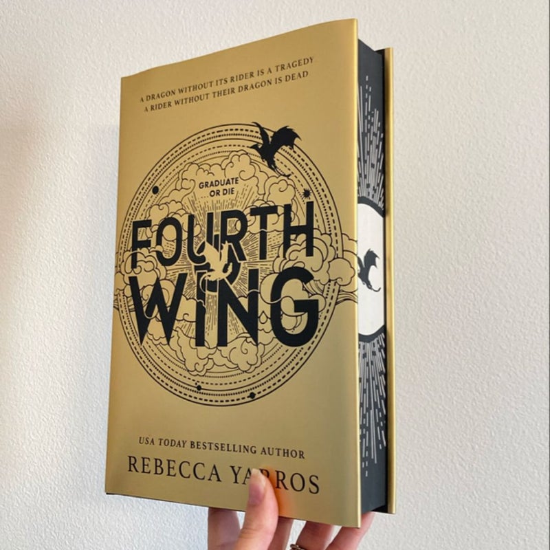 What is the deal with the sprayed edges first editions of fourth wing 