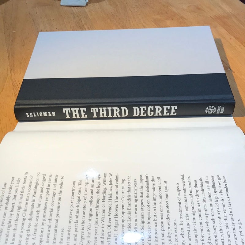 Award winner, 1st ed.* The Third Degree.            