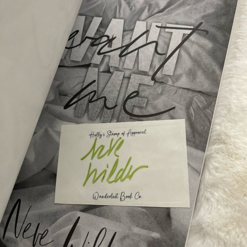 Wanderlust Book Co. Special Edition Want Me by Neve Wilder, Paperback ...
