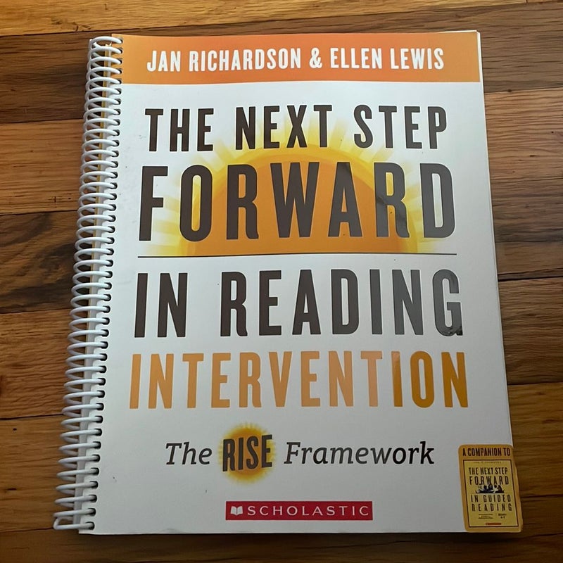 The Next Step Forward in Reading Intervention