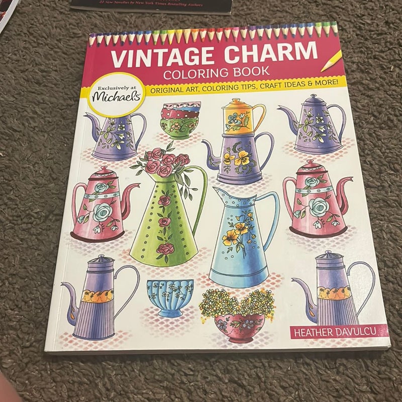 Vintage Charm Coloring Book