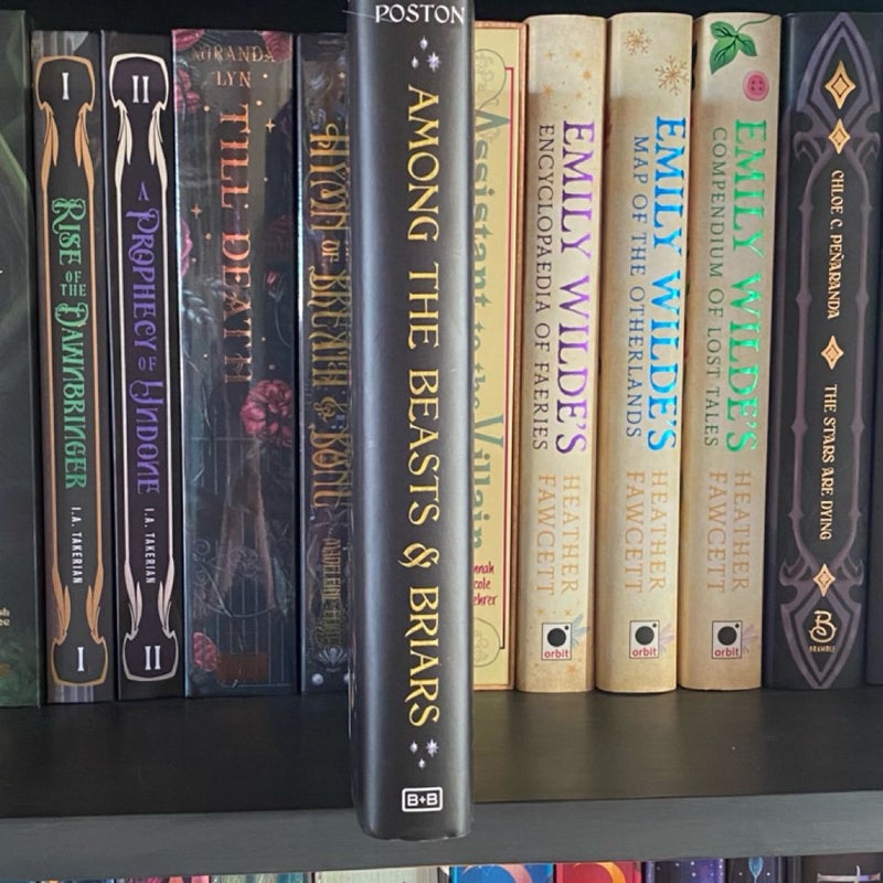 Owlcrate Special Edition Among the Beasts & Briars by Ashley Poston SIGNED