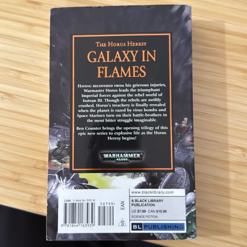 Galaxy in Flames