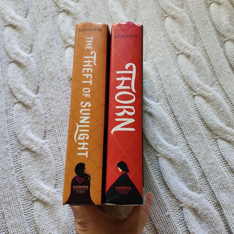 Thorn **SIGNED** and The Theft of Sunlight