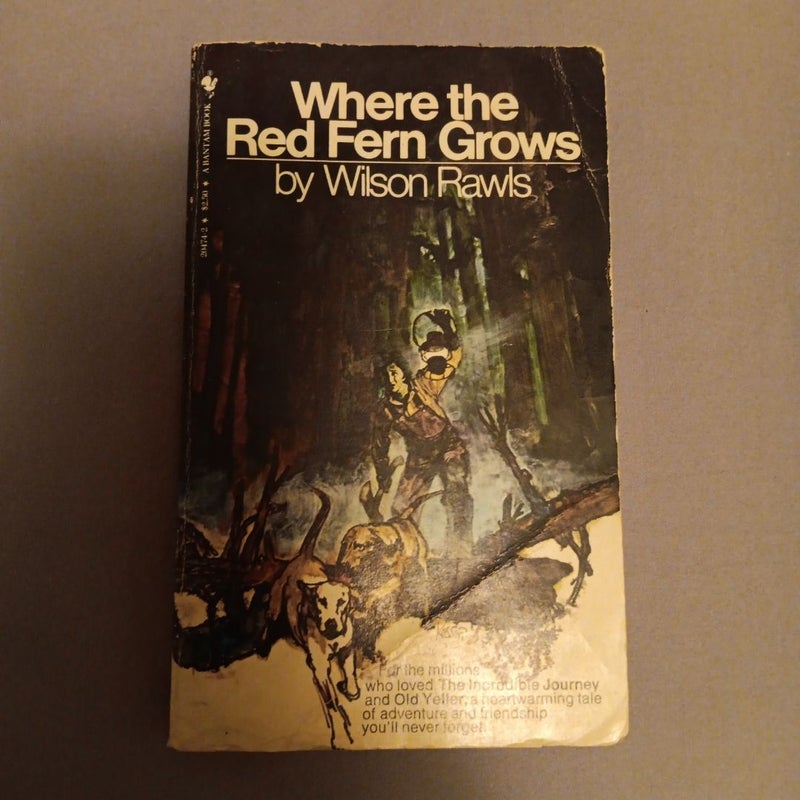 Vintage 1961 Where The Red Fern Grows