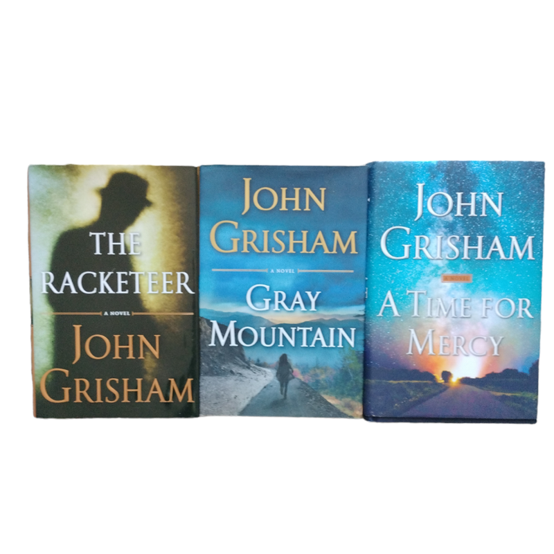 (10) John Grisham Hardcover Books