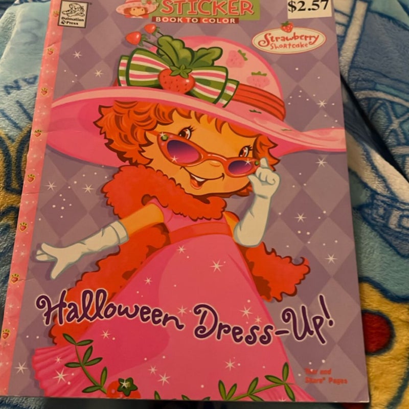 Strawberry shortcake coloring book
