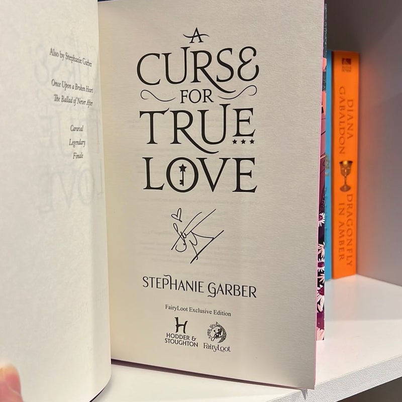 A Curse For True Love - fairyloot signed edition 