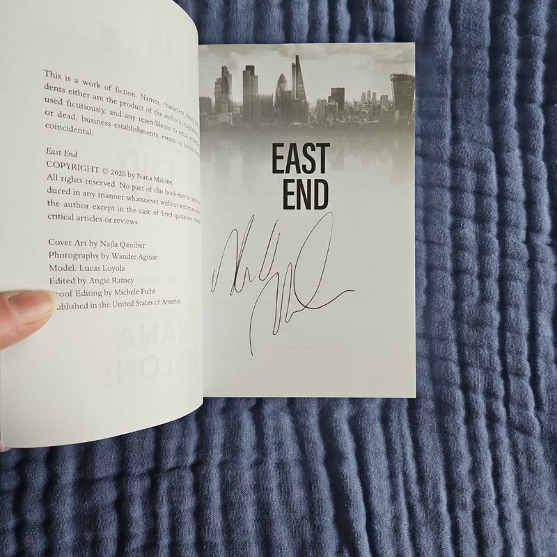 East End by Nana Malone signed