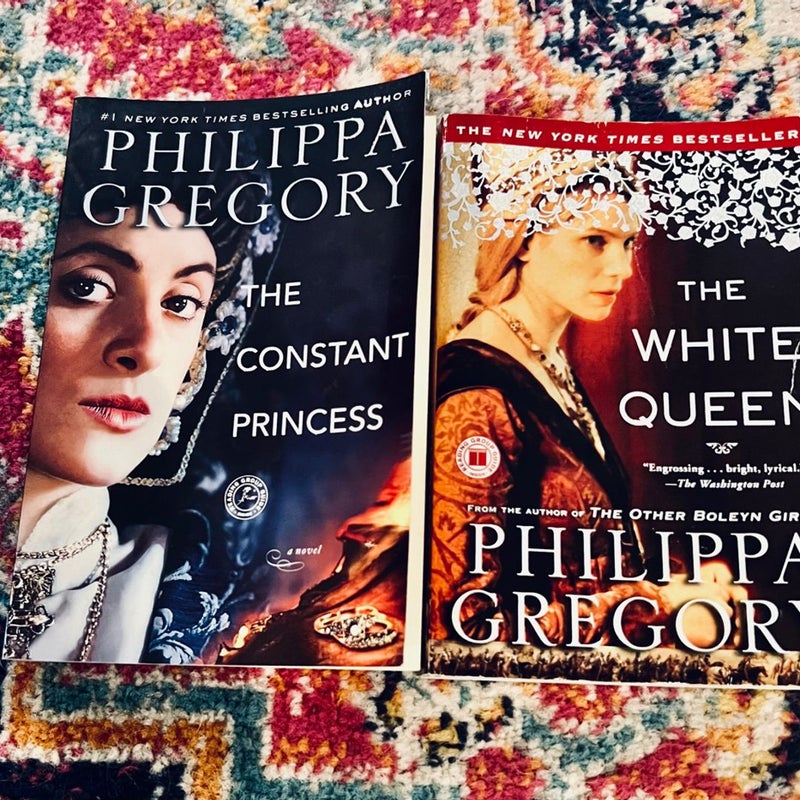 Philippa Gregory Lot Historical Fiction The Constant Princess & The White Queen