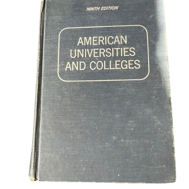 American Universities and Colleges