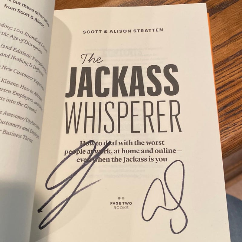 The Jackass Whisperer