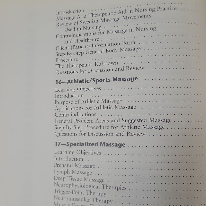 Theory and Practice of Therapeutic Massage