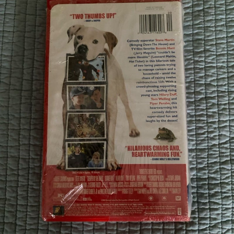 Unopened Cheaper by The Dozen VHS Video Tape