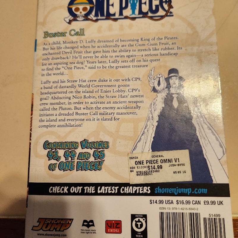 One Piece, Vol. 15 - by Eiichiro Oda (Paperback)