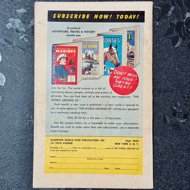 The World Around us # 18 Feb 1960 The Illustrated Story of Great Scientists Gilberton World Wide Publications 