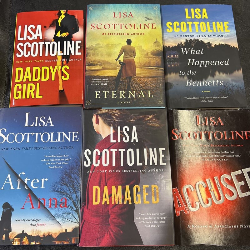 Lisa Scottoline 6 Hardcover Bundle 