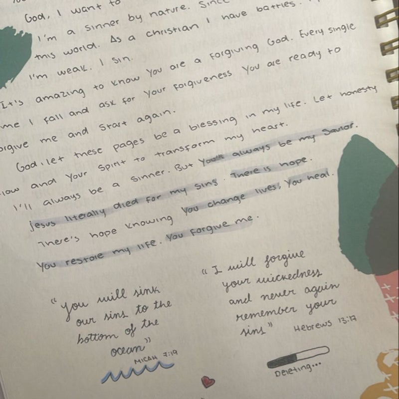 Coffee and Bible Time Prayer Journal