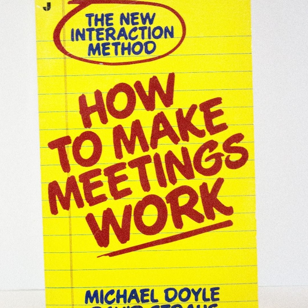 How　by　Michael　Meetings　Paperback　to　Make　Doyle,　Work　Pangobooks