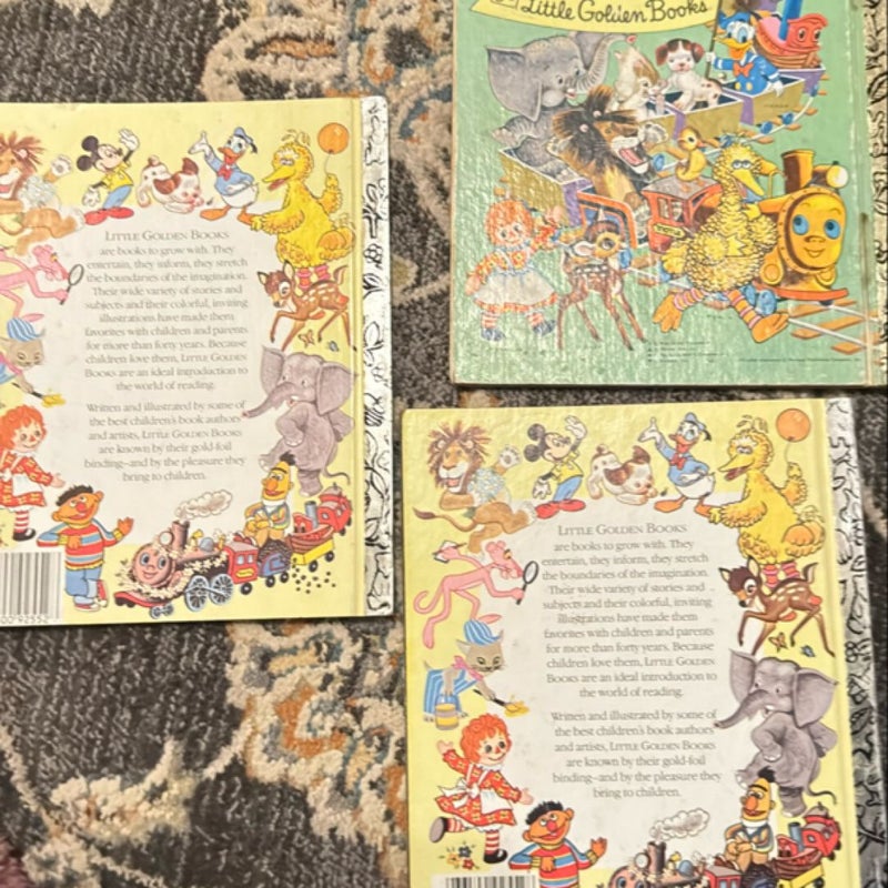 Little Golden Books Set of 3