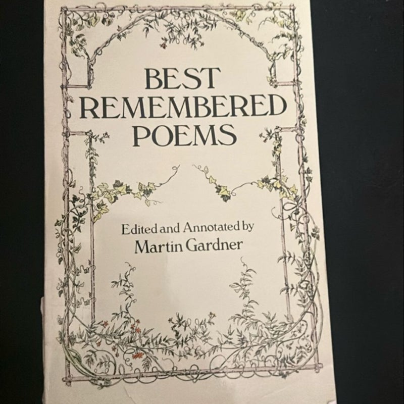 Best Remembered Poems