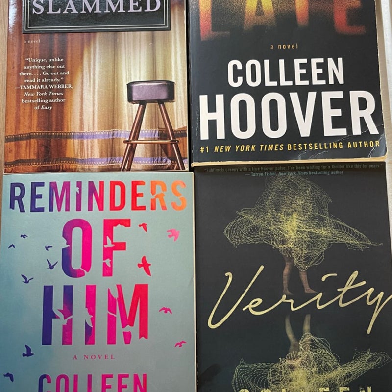 Colleen Hoover Book Bundle includes 4 books
