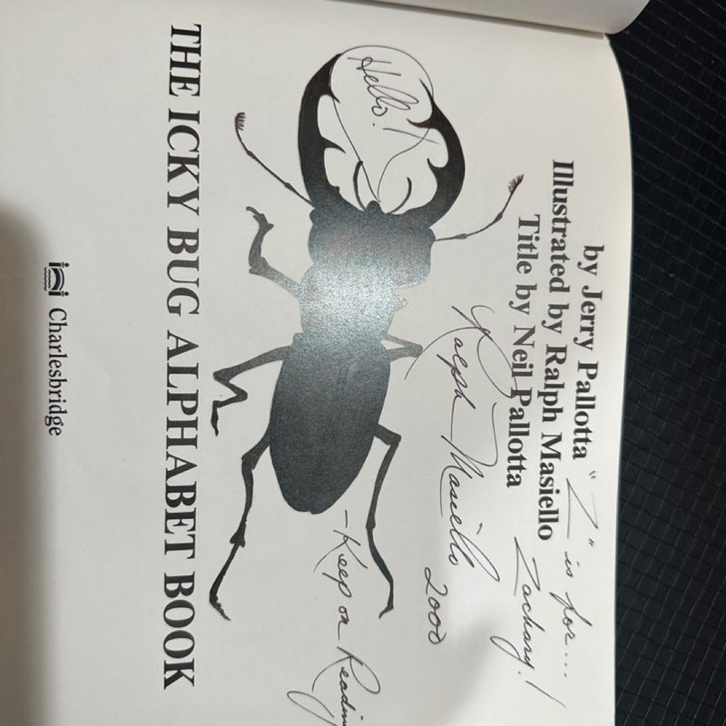 The Icky Bug Alphabet Book signed 