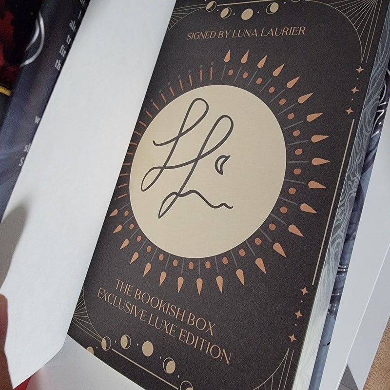 Bookish Box Of Shadow and Moonlight and To Ashes and Dust