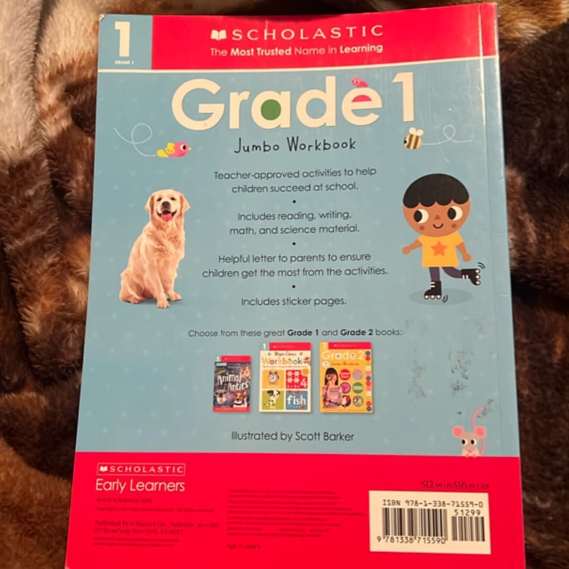 First Grade Jumbo Workbook: Scholastic Early Learners (Jumbo Workbook ...