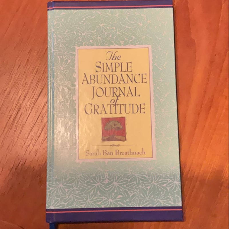 Simple Abundance Journal of Gratitude