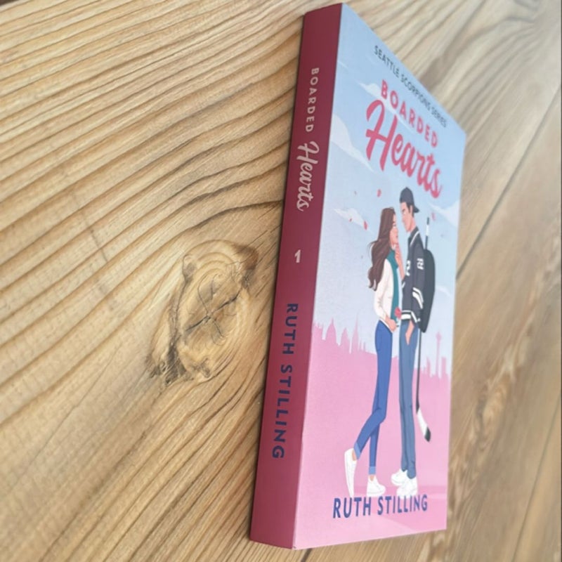 Boarded Hearts: a Reformed Playboy and Single Mom Hockey Romance